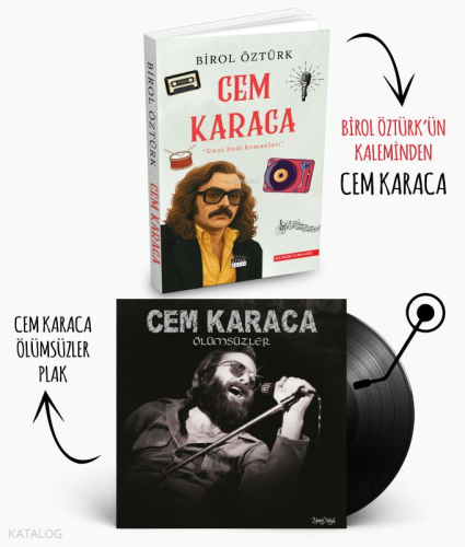 Plaklı Kitaplar - Cem Karaca Ölümsüzler Plak