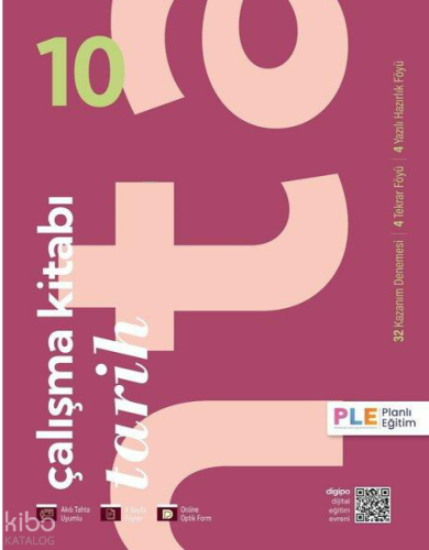 PLE Yayınları 10.Sınıf - Çalışma Kitabı - Süreç İzleme Sınavları - Tar