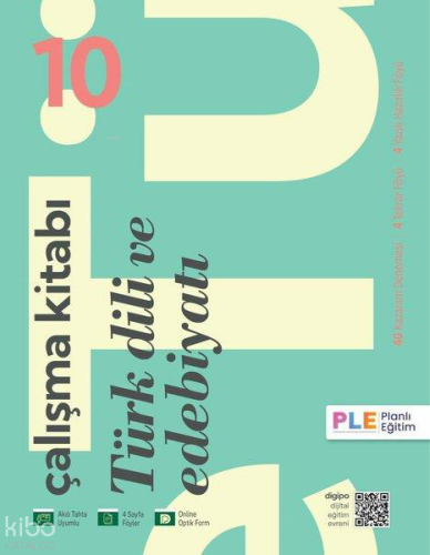 PLE Yayınları 10.Sınıf - Çalışma Kitabı - Süreç İzleme Sınavları - Tür