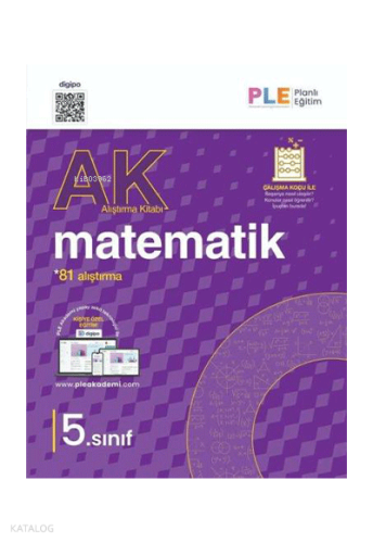 PLE Yayınları 5.Sınıf - Matematik Alıştırma Kitabı
