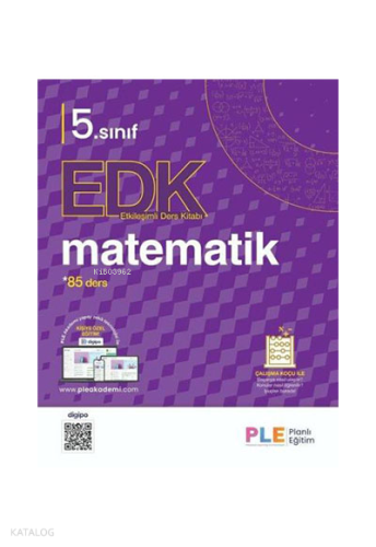 PLE Yayınları 5.Sınıf - Matematik Etkileşimli Ders Kitabı - Set