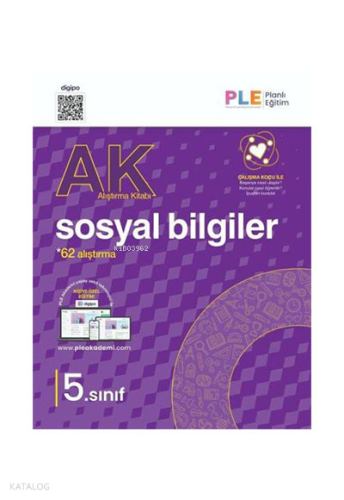 PLE Yayınları 5. Sınıf - Sosyal Bilgiler Alıştırma Kitabı