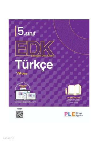 PLE Yayınları 5.Sınıf - Türkçe Etkileşimli Ders Kitabı - Set