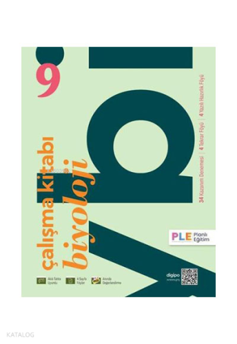 PLE Yayınları 9. Sınıf - Çalışma Kitabı - Kazanım Denemeleri - Biyoloji