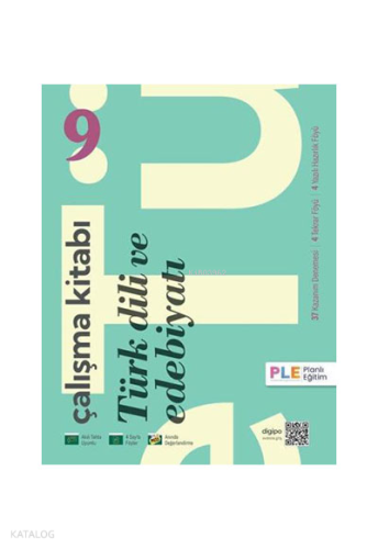 PLE Yayınları 9. Sınıf - Çalışma Kitabı - Kazanım Denemeleri - Türk Dili ve Edebiyatı