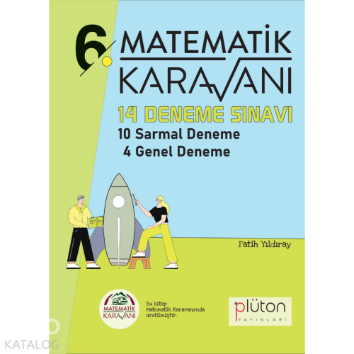 Plüton Yayınları Matematik Karavanı 6. Sınıf 14 Deneme Sınavı