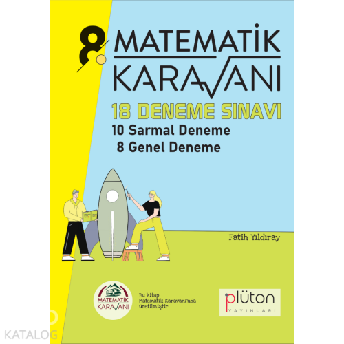 Plüton Yayınları Matematik Karavanı LGS 8. Sınıf 18 Deneme Sınavı