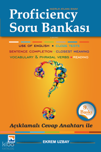 Proficiency Hazırlık Atlama Sınavı Soru Bankası Açıklamalı Cevap Anahtarı ile
