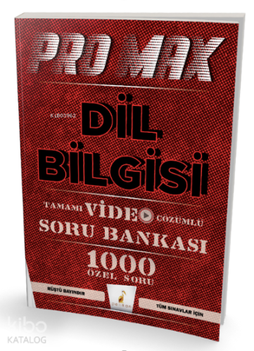 Promax Dil Bilgisi Tamamı Video Çözümlü Soru Bankası - Kitapiks.com