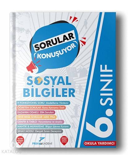 Pruva 6.Sınıf Sosyal Bilgiler Sorular Konuşuyor