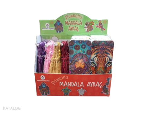 Püsküllü Mandala Ayraç Yetişkinler İçin (400 Ayraç)