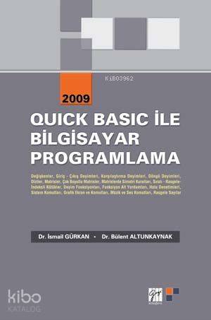 Quick Basic İle Bilgisayar Programlama