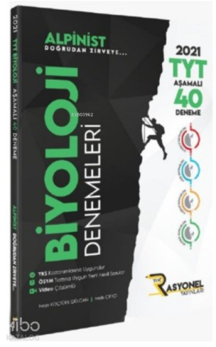 Rasyonel Yayınları Tyt Biyoloji Alpinist Aşamalı 40 Deneme