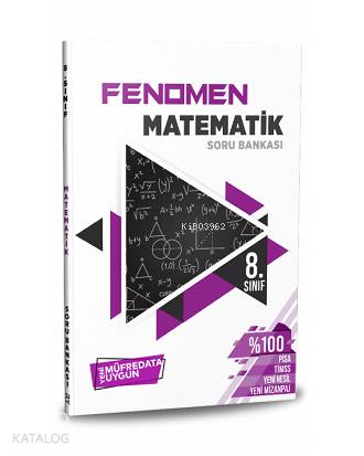 Referans Yayınları Fenomen 8.Sınıf LGS Matematik Soru Bankası