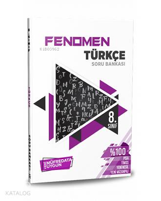 Referans Yayınları Fenomen 8.Sınıf LGS Türkçe Soru Bankası