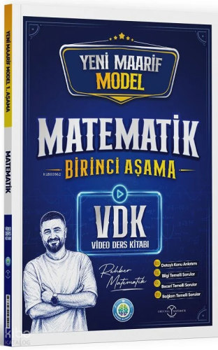 Rehber Matematik YKS TYT Matematik Maarif Model Video Ders Kitabı 1. A