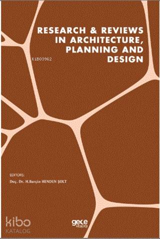 Research - Reviews in Architecture, Planning and Design - Kitapiks.com