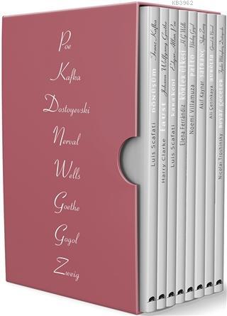 Resimli Başyapıtlar Seti (8 Kitap Takım); Dönüşüm / Kara Kedi / Palto / Faust / Körler Ülkesi / Satranç / Aurelia / Beyaz Geceler