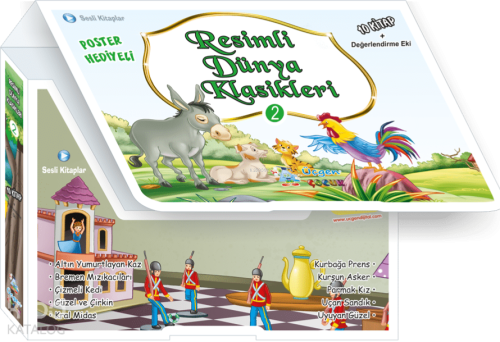 Resimli Dünya Klasikleri Seti 2 (Kutulu - 10 Kitap)