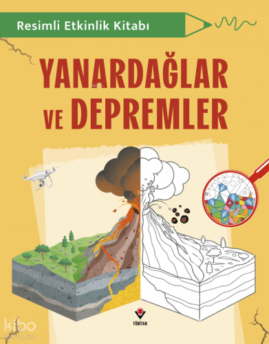 Resimli Etkinlik Kitabı - Yanardağlar ve Depremler