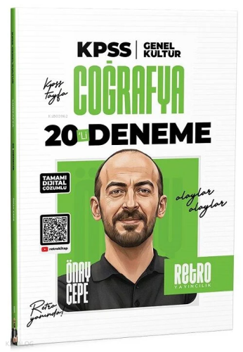 Retro 2026 KPSS Coğrafya 20 Deneme Çözümlü