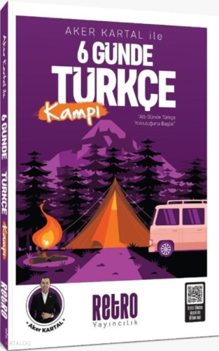 Retro Yayıncılık TYT KPSS DGS ALES Aker Kartal ile 6 Günde Türkçe Soru