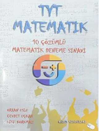 Rhind Yayınları TYT Matematik - 10 Çözümlü Matematik Deneme Sınavı