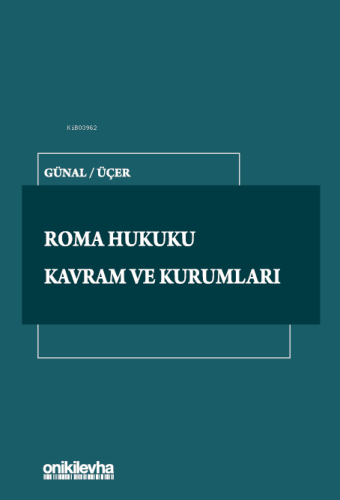 Roma Hukuku Kavram ve Kurumları