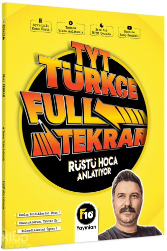2023 Rüştü Hoca TYT Türkçe Full Tekrar Video Ders Kitabı - Kitapiks.co