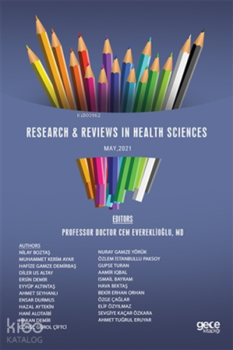 Sağlık Bilimlerinde Araştırma İncelemeleri, Mayıs