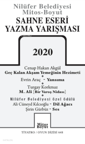 Sahne Eseri Yazma Yarışması 2020