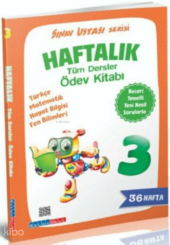 Salan 3. Sınıf Tüm Dersler Haftalık Sınav Ustası Ödev Kitabı Salan Yayınları