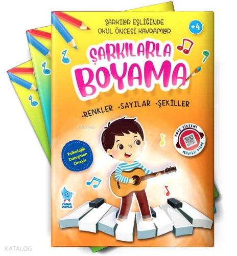 Şarkılarla Boyama (4 Kitap)