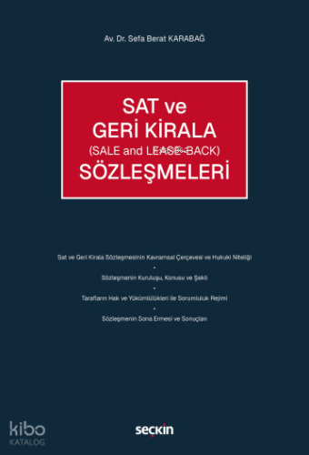 Sat ve Geri Kirala Sözleşmeleri