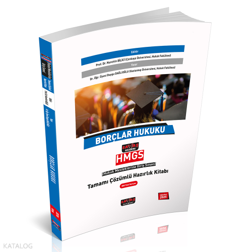 Savaş Akademi HMGS Borçlar Hukuku Tamamı Çözümlü Hazırlık Kitabı