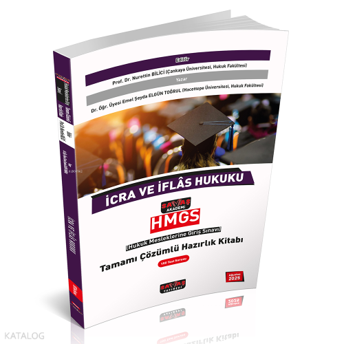 Savaş Akademi HMGS İcra ve İflas Hukuku Tamamı Çözümlü Hazırlık Kitabı