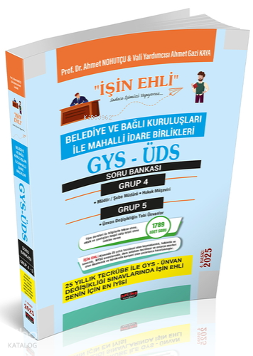 Savaş Yayınevi GYS-ÜDS Belediye ve Bağlı Kuruluşları Mahalli İdare Bir