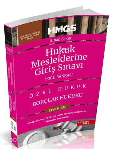 Savaş Yayınevi HMGS Borçlar Hukuku Soru Bankası