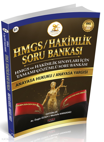 Savaş Yayınevi HMGS-Hakimlik Soru Bankası Anayasa Hukuku Anayasa Yargısı