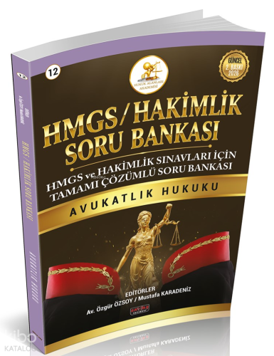 Savaş Yayınevi HMGS-HAKİMLİK Soru Bankası Avukatlık Hukuku