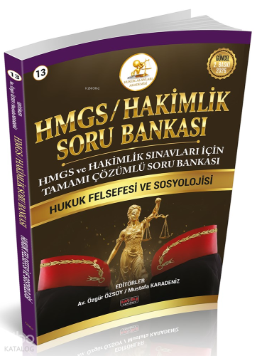 Savaş Yayınevi HMGS-Hakimlik Soru Bankası Hukuk Felsefesi ve Sosyolojisi