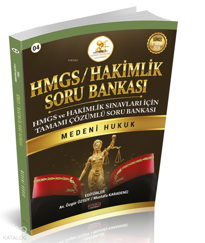 Savaş Yayınevi HMGS-Hakimlik Soru Bankası Medeni Hukuk