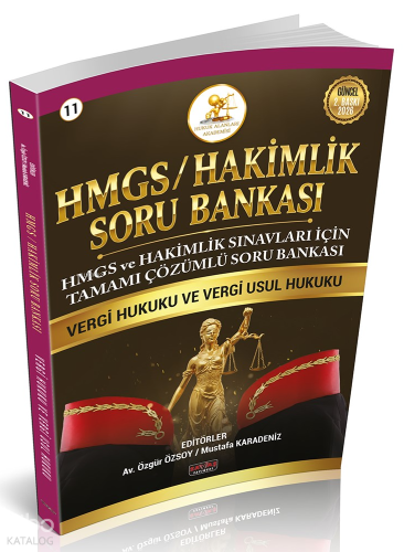 Savaş Yayınevi HMGS-Hakimlik Soru Bankası Vergi Hukuku ve Vergi Usul Hukuku