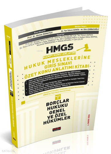 Savaş Yayınevi HMGS Özet Konu Anlatımı Borçlar Hukuku Genel ve Özel Hükümler