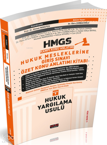 Savaş Yayınevi HMGS Özet Konu Anlatımı Hukuk Yargılama Usulü