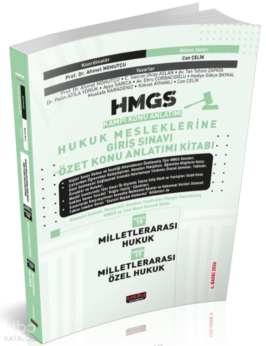 Savaş Yayınevi HMGS Özet Konu Anlatımı Milletlerarası Hukuk Milletlerarası Özel Hukuk