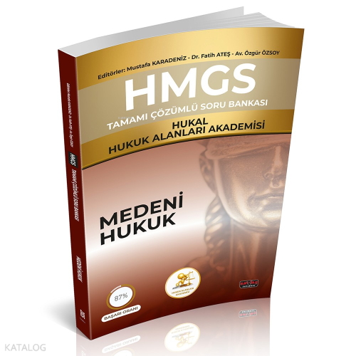 Savaş Yayınevi HMGS Soru Bankası Medeni Hukuk