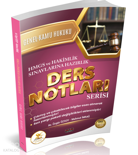 Savaş Yayınevi Hukal HMGS-Hakimlik Genel Kamu Hukuku Ders Notları