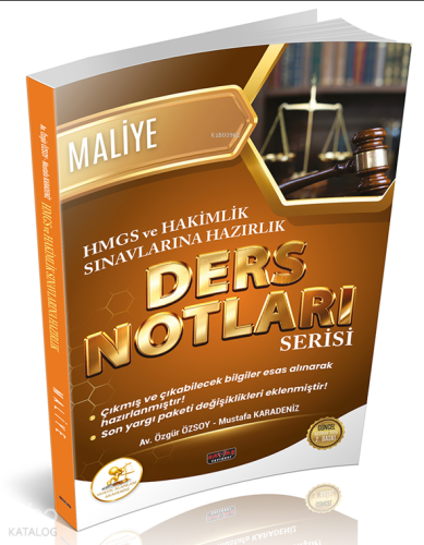 Savaş Yayınevi Hukal HMGS-Hakimlik Maliye Ders Notları