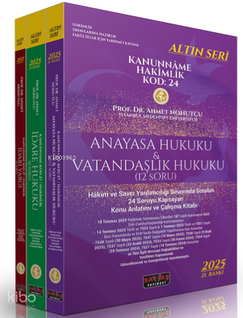 Savaş Yayınevi Kanunname Hakimlik Kod: 24